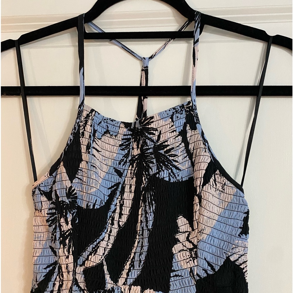 Free People Intimately Black and Blue Smoked Maxi Dress - Picture 4 of 15